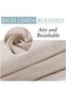 Two-pack Outdoor blinds, 132x241 cm, Light brown, Gazing blinds, Waterproof, Blackout blinds, Velcro fastening, No drilling required - 3