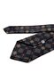 Brown Motif Pattern Classic Tie with Handkerchief Kk13942 - 3