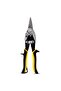 Heavy Duty Aviation Tin Snips, Metal Cutting Shears with Comfort Grip Handle, Black and Yellow - 2