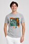 Men Sportswear Fit Short Sleeve Training T-Shirt, Grey