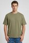 Men Crew Neck Short Sleeve Solid T-Shirt, Olive
