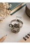 Adjustable Cute Cat Figured Vintage Women's Ring - 3