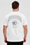 Men Crew Neck Graphic Print Short Sleeve T-Shirt, Off White - 4