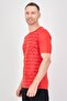 Men Sportswear Fit Short Sleeve Training T-Shirt, Red - 2