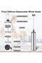 Electric USB Rechargeable Milk Frother with Triple Whisk for Coffee, Latte, Eggs - 4