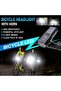 Solar-powered bicycle light - ultra-bright night bicycle light w/electric bell - Recharge bicycle light - & Waterproof (1800 mA) - 3