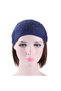 Women's wide headband, bohemian style sports headband suitable for yoga, running and other sports, non-slip and sweat-proof headband. - 4