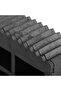 2-pack universal rubber stair mats, anti-slip ladder mats, replacement ladder mats, durable safety mats, black. - 3