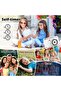 4K Vlogging Camera, Autofocus 64MP Portable Compact Point-and-Shoot Digital Camera with 16x Zoom, Anti-shake, 2 Batteries, SD Card (Black) - 3