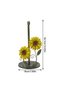 Sunflower paper towel holder, sunflower kitchen decoration and accessories, yellow farmhouse paper towel holder, cute kitchen decoration set - 2