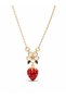316L Steel Chain Gold Color Strawberry Model Women's Necklace