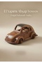 Classic Automobile Vosvos Car & Natural Wood Production Decorative Handmade Nostalgic Figurine Gift Home, Office, Cafe, Shelf, Bookshelf, Table Decor - 7