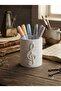 Music-Themed Stylish and Modern Design White Desktop Pen Holder - 2