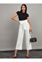 Paper Bag Waist Wide Leg Culottes - 3
