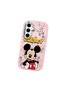 Samsung Galaxy S24 Fe Compatible Case Camera Protector Pink Silicone Couple Phone Case Character Patterned - 3