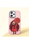 Redmi 12 Compatible Case Camera Protector Pink Silicone Couple Phone Case Girl Patterned