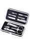 6 Piece Professional Manicure Set - Nail Clippers - Eyebrow Scissors - Tweezers - File Set - 3