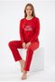 Women's seasonal long sleeve sweet dreams pajama set - 2