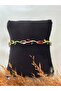 Zircon Stone Ivy Steel Bracelet - 3