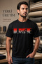 Black Men's Tshirt Life Is Bike Oversize - 2