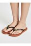 Brasil Logo Men's Brown Flip Flops - 2