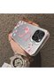 iPhone 16 Pro Compatible Silicone Edge Hard Back Case Couple Phone Case with Letter S Pattern - 4