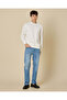 Boys White Jacquard Crew Neck Sweatshirt - 5
