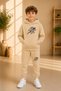 Busekids New Season School and Daily Wear Hooded Kangaroo Pocket Tracksuit Set