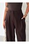 Women's Woven Pleated Balloon Pants - 4