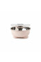 Plastic & Stainless Steel Pet Feeding Bowl – 15 cm - Pink / Sage Green / Lavender - 6