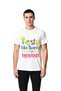 Men's Fiesta Printed T-Shirt Colorful Pattern Relaxed Fit Casual Wear Comfortable Cotton Modern Stylish Elegant