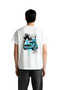 Men's Retro Automobile Graphic Printed Cotton T-Shirt Classic Vehicle Design Comfortable Fit Daily Casual