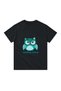 Children's Graphic Printed Short Sleeve T-Shirt School Mascot Owl Theme 100% Cotton Relaxed Fit Casual - 2