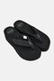 Women Sandy Brand Logo Slip On Sandals, Black - 2