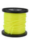 3.0mm round yellow mowing line, 50m/164ft, heavy-duty.