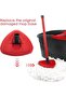 Two-piece rotating mop head base (red) - 3