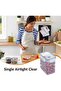 Two-piece transparent plastic rice container seal - 3