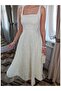 Floral Print Lined Strappy Maxi Length Dress - 3