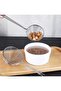 3-piece hot pot strainer set, stainless steel, non-slip handle, black. - 2