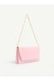 Women's Hand and Shoulder Bag with Side Magnet Detail and Chain Strap – Stylish Portfolio Clutch - 2
