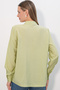 Women's Design Lace-Up Shirt 20405 - E.Green - 5