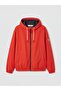 Xside Orange Comfortable Fit Hooded Men's Coat - 6