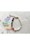 Certified Natural Barley Pearl and Chakra Stone Bracelet