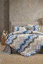 Linevra Cotton Single Fitted Sheet Duvet Cover Set |   Premium Series |   Elastic Fitted Sheet - 3
