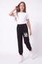 Girl's Double Pocket Colorful Sweatpants - 2