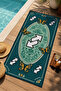Vintage Tarot Butterfly and Arrow Motif Patterned 70X150 Beach Towel - Digital Printed Bath Towel - 2