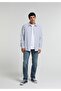 Straight Fit Men's Mid Indigo Denim Jean Pants - 3