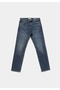 Straight Fit Men's Mid Indigo Denim Jean Pants - 7