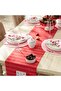 Valentine's Day Table Top Collection, Table Runner, 14x108, Hearts Collage - 6