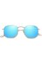 Square Polarized Sunglasses for Women Men Small Hexagonal Polygon Mirrored Lens SJ1072 - 4